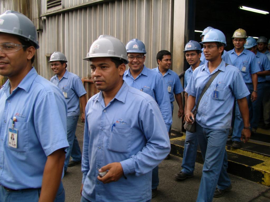 Trabalhador em ambiente profissional